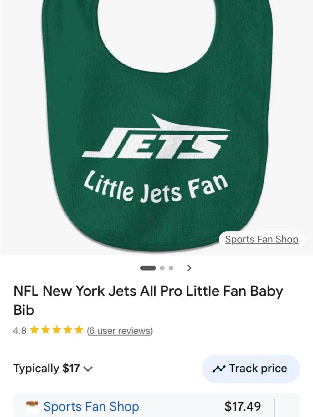 New York Jets Baby Bibs Set - Green & White
